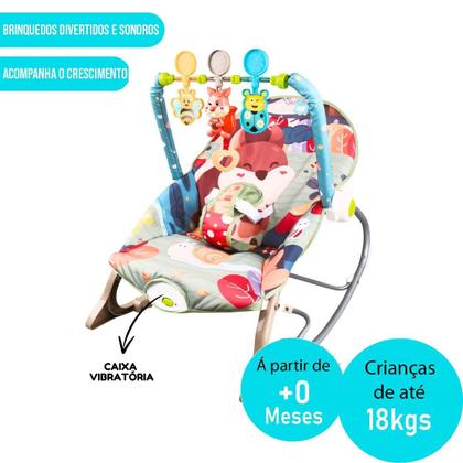 Imagem de Cadeira de Descanso e Balanço Bebê Musical Funtime Maxi Baby