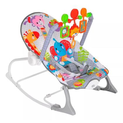 Imagem de Cadeira de Descanso e Balanço para Bebê Musical e Vibratória até 18kg  Zippy