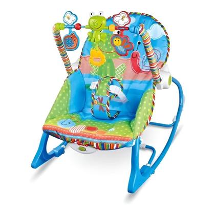 Imagem de Cadeira de Descanso Elétrica Vibratória Musical para Bebês - Azul - Toys Import J240115019