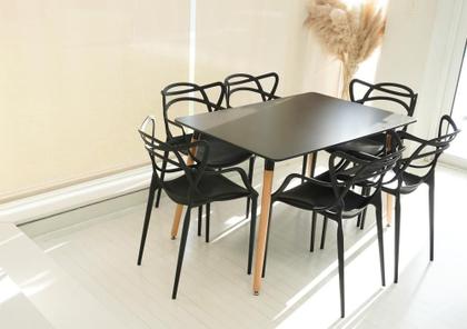 Imagem de Cadeira de Designer Allegra Empilhavel Interior e Exterior Sala Jantar Resistente Garden Life