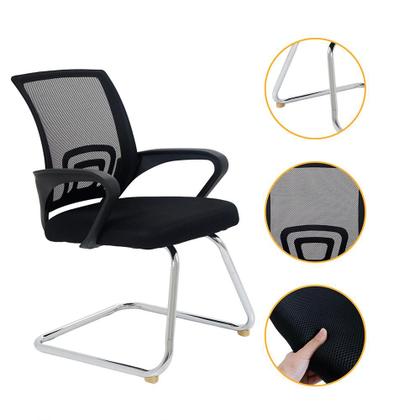 Imagem de Cadeira de Escritório Detroit Com Base Fixa Preta Tela Mesh