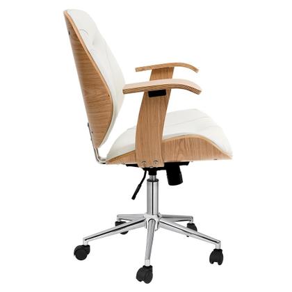 Imagem de Cadeira de Escritório Diretor Giratória Antonella Branca