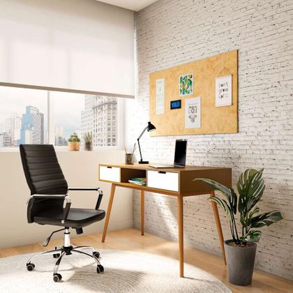 Cadeira de Escritório Diretor Giratória Cleaner Preta - Mobly Imagem de Cadeira de Escritório Diretor Giratória Cleaner Preta