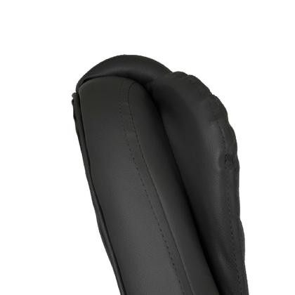 Imagem de Cadeira de Escritório Diretor Giratória Office CEO Preta Para Trabalhar Luxo Minimalista