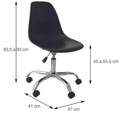 Imagem de Cadeira de Escritório Eames Eiffel Giratória - Azul
