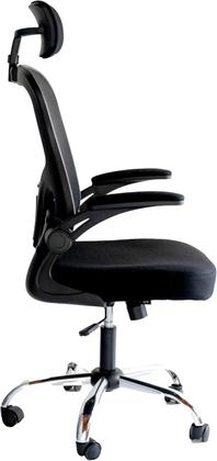 Imagem de Cadeira de Escritório Ergonomica Cadeira Home Office Com Encosto Confortável Reclinável Preto Vmstark