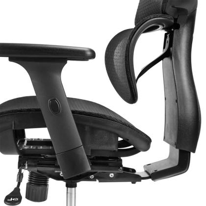 Imagem de Cadeira de Escritório Ergonômica DT3 Alera+, Até 120kg, Apoio de Braço 3D, Preto - 13719-1