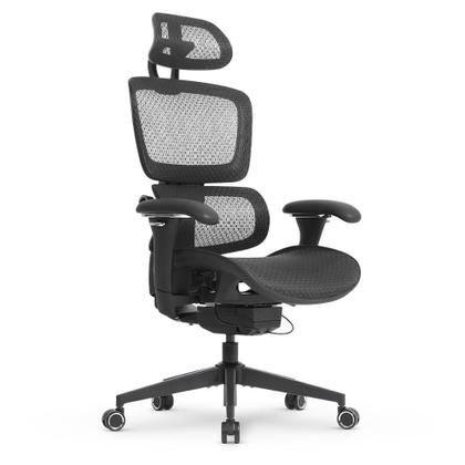 Imagem de Cadeira de Escritório Ergonômica DT3 AZZERA, Até 130kg, Reclinável, Braço 3D, Nylon, Preto - 14055-5