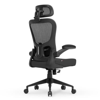 Imagem de Cadeira de Escritório Ergonômica DT3 Vita Headrest, Até 110Kg, Mesh Spandex, Cinza - 14231-1