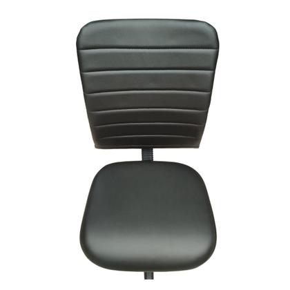 Imagem de Cadeira De Escritório Ergonômica Esteirinha Office Preta Confortável Giratória Secretária Com Rodinhas