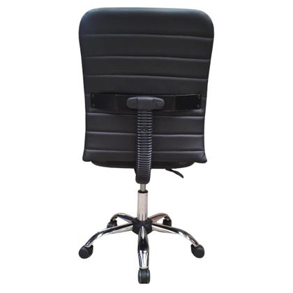 Imagem de Cadeira De Escritório Ergonômica Esteirinha Office Preta Confortável Giratória Secretária Com Rodinhas