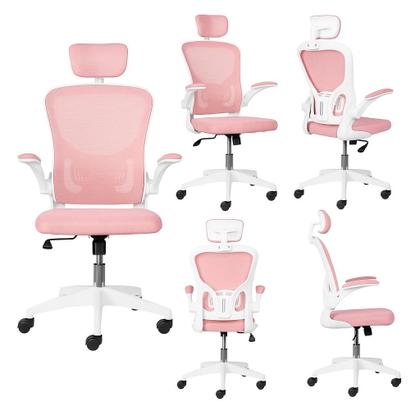 Imagem de Cadeira De Escritório Ergonômica Giratoria Ajuste Lombar Tecido Respirável Em Mesh Espuma Assento Injetada Marca Brin7 Modelo B7_001_RS