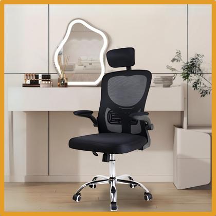 Imagem de Cadeira De Escritório Ergonômica Giratória B100 Com Estofado Mesh Luvinco