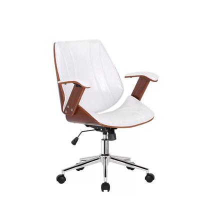 Imagem de Cadeira de Escritório Ergonômica Giratória Fratini Kopenhagen Diretor Branca