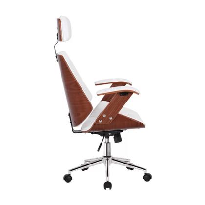 Cadeira de Escritório Ergonômica Giratória Fratini Kopenhagen Presidente Apoio Cabeça Office Branca Imagem de Cadeira de Escritório Ergonômica Giratória Fratini Kopenhagen Presidente Apoio Cabeça Office Branca