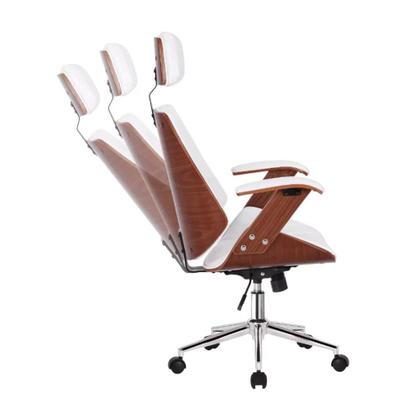 Cadeira de Escritório Ergonômica Giratória Fratini Kopenhagen Presidente Apoio Cabeça Office Branca Imagem de Cadeira de Escritório Ergonômica Giratória Fratini Kopenhagen Presidente Apoio Cabeça Office Branca