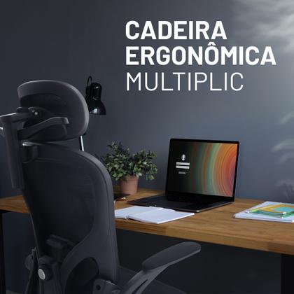 Imagem de Cadeira de Escritório Ergonômica Premium Fly Suporte Para Lombar Ajustável