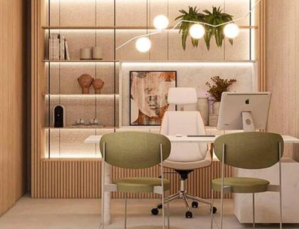 Imagem de Cadeira de Escritório Ergonômica Presidente Giratória Office Lisboa Madeira Rivatti Branca