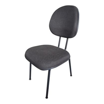 Imagem de Cadeira de Escritório Executiva na Base Fixa Palito Reforçada tecido Jserrano Preto