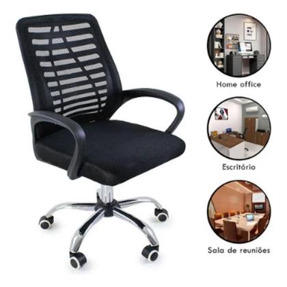 Imagem de Cadeira De Escritório Giratória Esteirinha Mesh Ergonômica