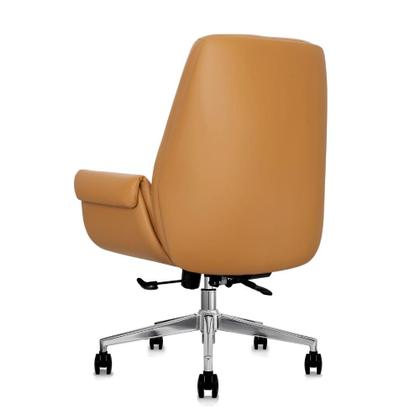 Imagem de Cadeira de Escritório Home Office Diretor Prestige Preta com Assento em Espuma laminada Base Giratória Cromada