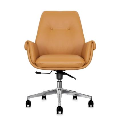 Imagem de Cadeira de Escritório Home Office Diretor Prestige Preta com Assento em Espuma laminada Base Giratória Cromada