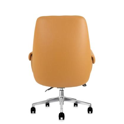 Imagem de Cadeira de Escritório Home Office Diretor Prestige Preta com Assento em Espuma laminada Base Giratória Cromada