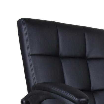 Imagem de Cadeira de Escritório Interlocutor Fixa Charles Preta