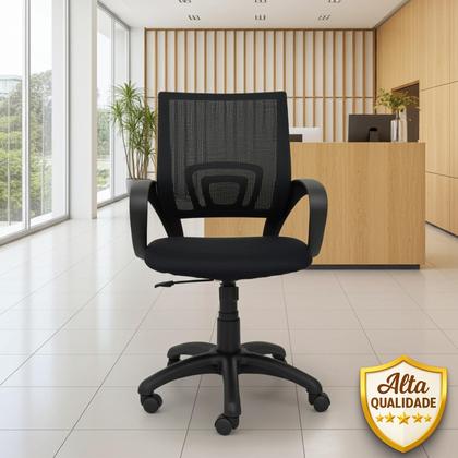 Imagem de Cadeira de Escritório Nelis Base PP - Preta