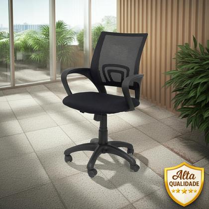 Imagem de Cadeira de Escritório Nelis Base PP - Preta