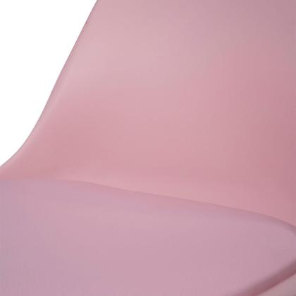 Imagem de Cadeira de Escritório Office com rodízios Estofada Leda Rosa