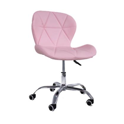 Imagem de Cadeira de Escritório Office com rodízios Estofada Slim Rosa