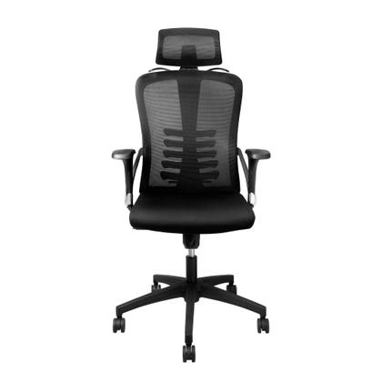 Imagem de Cadeira de Escritório Presidente Ergonômica Reclinável Com Trava e Cabideiro ERGO BASIC Crivelo