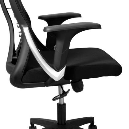 Imagem de Cadeira de Escritório Presidente Ergonômica Reclinável Com Trava e Cabideiro ERGO BASIC Crivelo