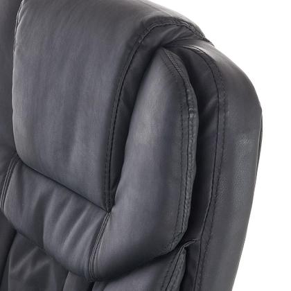 Imagem de Cadeira de Escritório Presidente Giratória Clark Preta e Dourada