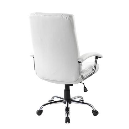 Imagem de Cadeira de Escritório Presidente Giratória Office Plus Branca