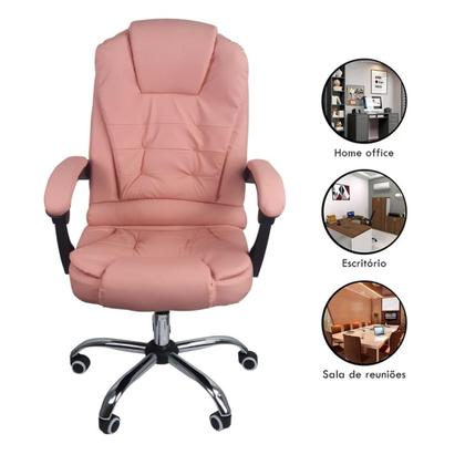 Imagem de Cadeira De Escritório Presidente Reclinável Ergonômica