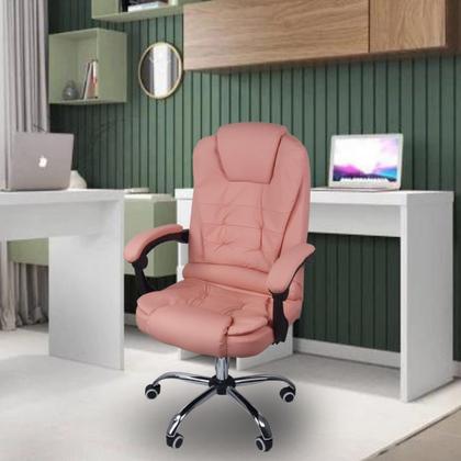 Imagem de Cadeira De Escritório Presidente Reclinável Ergonômica