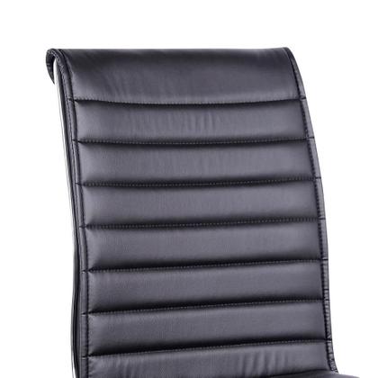 Imagem de Cadeira de Escritório Secretária Giratória Marilyn Preta