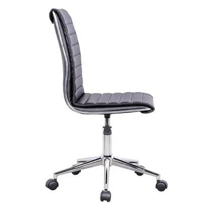 Imagem de Cadeira de Escritório Secretária Giratória Marilyn Preta