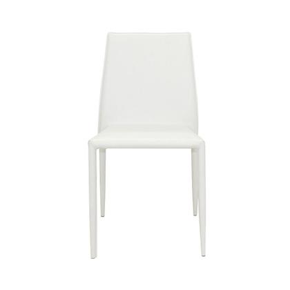 Imagem de Cadeira De Jantar Amanda Pvc Branca Rivatti Kit 6 Unidades