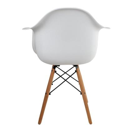 Imagem de Cadeira de Jantar Charles Eames com Braço I Branca