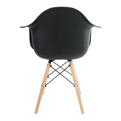 Imagem de Cadeira de Jantar Charles Eames com Braço I Preta