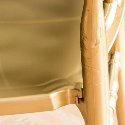 Imagem de Cadeira de Jantar Dior Resina Dourada