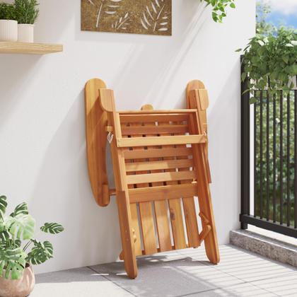 Imagem de Cadeira de jardim VidaXL Adirondack Dobrável em Madeira de Acácia Sólida Marrom