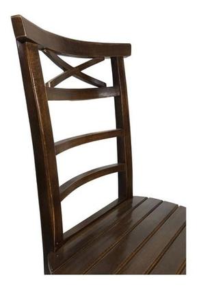 Imagem de Cadeira De Madeira Maciça Valência Abc Com Verniz Natural