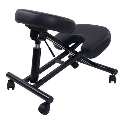 Imagem de Cadeira de Massagem Shiatsu Pelegrin PEL-1440 em Couro PU Preta