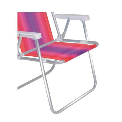 Imagem de Cadeira de Praia Alta Alumínio Mor Suporta até 110kg