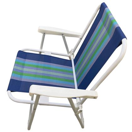 Imagem de Cadeira de Praia Dobravel Ar Livre Quintal Jardim Varanda Piscina Camping Acampamento Lazer Pescaria Sol Verao