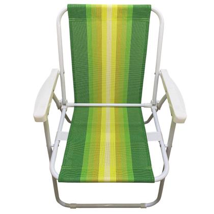 Imagem de Cadeira de Praia Dobravel Quintal Jardim Varanda Piscina Camping Acampamento Lazer Pescaria Sol Verao Ar Livre